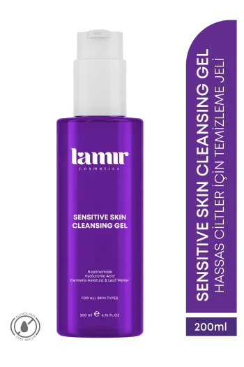 Hassas Ciltler İçin Temizleme Jeli 200 ml - Niacinamide, Hyaluronik Asit, Centella Asiatica